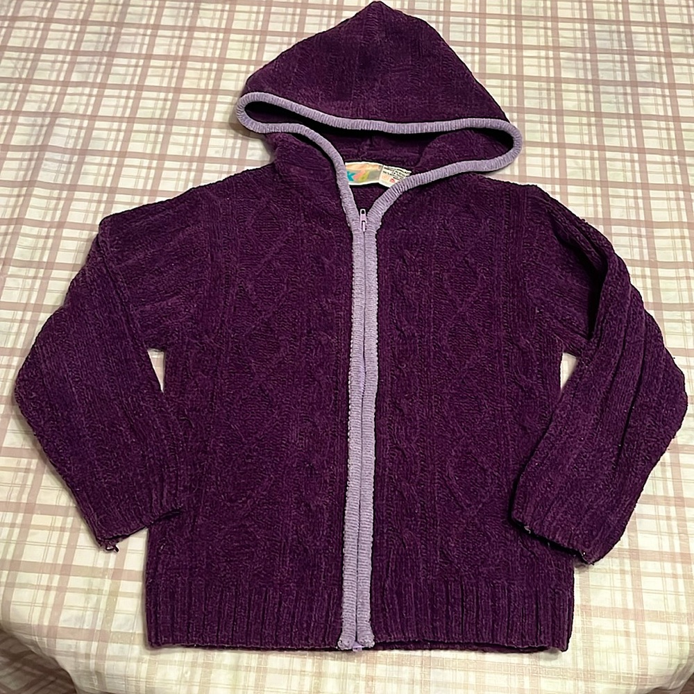 Sears Purple Kids Zip-Up Hoodie